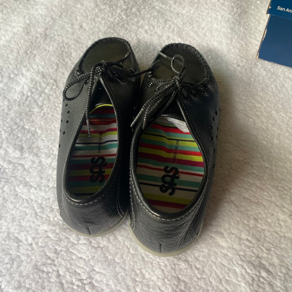 New SAS Black Breezy Lace-up Moccasin size 5.5 M - Picture 15 of 16